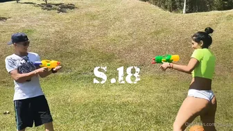 malyia 26.09.2020  1 Me and my neighbor were playing with water guns until I re