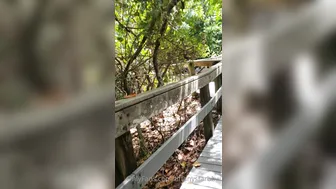 tiffanystarbbw 03.08.2020 Quick public titty flash while walking to the beach