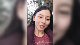 elfgirltalia 25.07.2020 Coffee chat With tits.. outside