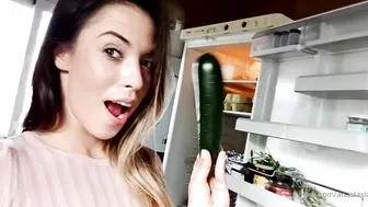 anastasiabrokelyn 25.10.2020  3 DEEPTHROAT with cucumber Do you want see how I