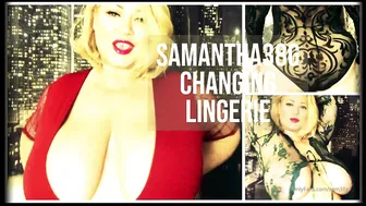 sam38 1-08-2019-8.72.3438-Samantha 38g trying on sexy lingerie A wonderful fan bought