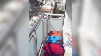 Mellyboo Balcony masturbation