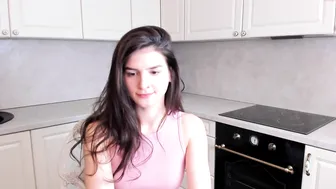 elaanna pounding her pussy with a big dildo