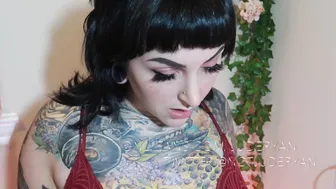 Jude Ryan ambitious bitch fucks with a dildo