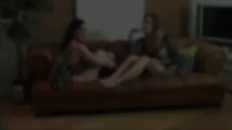 ava_austen 02 01.2019 Foot rub in fishnet outfits leads to Hot Lesbian Sex