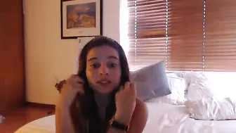 kendalltyler  Caresses his shaved pussy