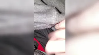 Redhead Sucks Cock and Spits Cum in Car