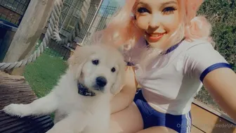 Belle Delphine Belle With Her Dog 2021