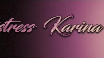 Mistress Karina onlyfans (2018 03 05) 6 minutes of abusing My virgin slave