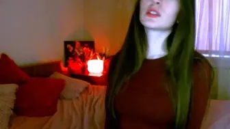 karen_blake lustful mare caresses boobs