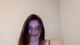 charterhey  Caresses her shaved pussy