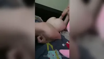 kotofeuka Black-haired mare shows boobs