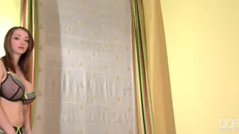 Lucie Wilde  Cute Shmara pulls pussy