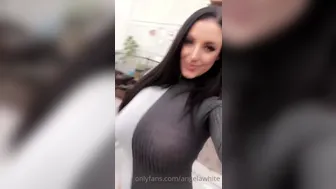 Angela White  Vicious priestess shows large forms.