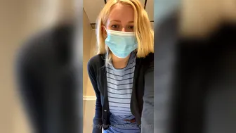 Chloe Cream A dolly rides on a large rubber simulator