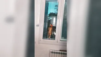 Anna Ioannova Young lady in stockings fucks pussy