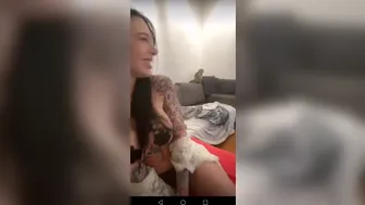 Alex Mucci onlyfans in the posture of a rider cool ends