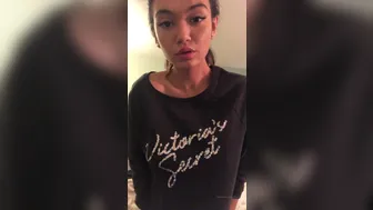 Amira Brie, Princess Amira B, brieamira Hot slut caresses shaved pussy