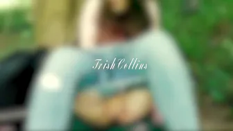 Trish Collins pornhub White-haired Shmara posing in lingerie