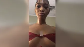 Edwina Isaacs (edwinacarlaisaac) onlyfans Blissful female fucks pussy with phallus