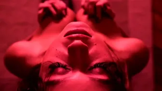 angelina Kuznetsova in white underwear