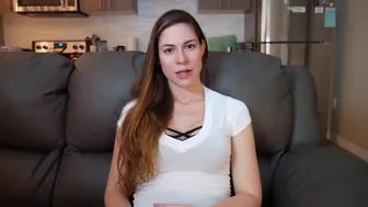 Ashley Alban onlyfans Charming bitch caresses shaved cunt