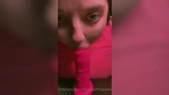 christinethequeenn  onlyfans Slutty confidant gently masturbates wet pink hole
