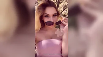 Cup of Carli aka cupofcarli  onlyfans Gripping nipple masturbates wet wrap