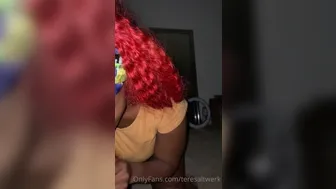 teresa aka TeresaLavae2 aka teresaltwerk  onlyfans Hot chick twirls big booty