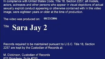 Sara Jay  onlyfans  Fingering with a very sexy cam beauty