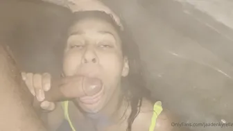 Jaaden Kyrelle aka jaadenkyrelle onlyfans  in black stockings jerks off