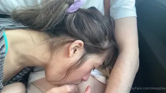 sleepyfae onlyfans slender babe masturbates shaved pussy