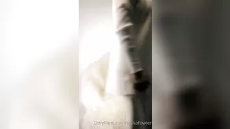 Tessa Fowler - OF - Nude White Suit Lingerie Tease Video