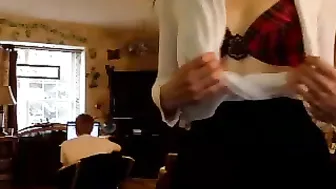 nicolenigara  masturbates exhibit with Stimulated nipples