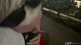 Cardi White Onlyfans March-02-2025 sucks a black dick in a public place